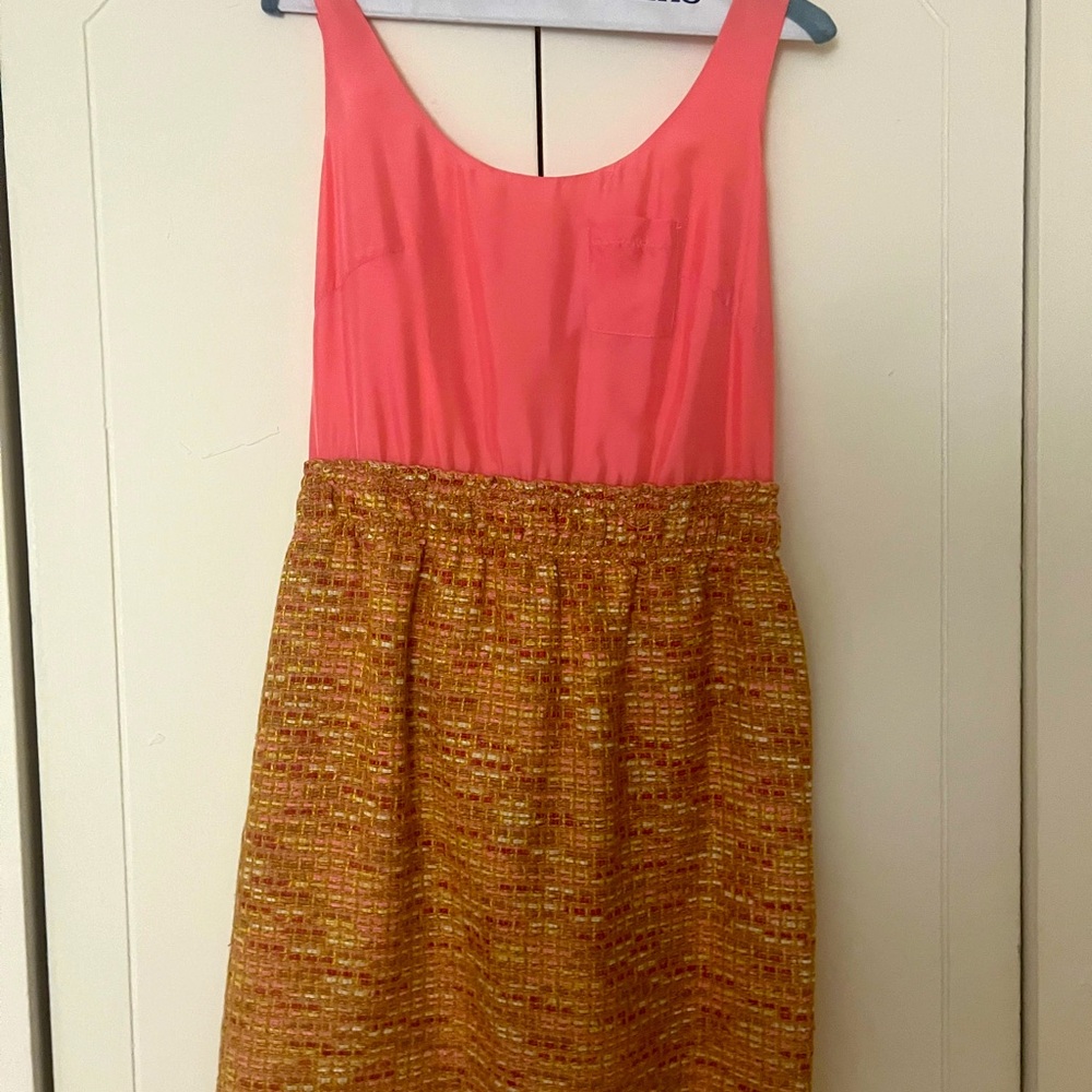 Jcrew size 2 silk and tweed short dress.